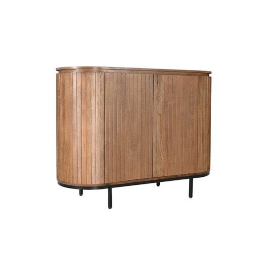 Opbergkast Noor Mangohout Naturel hout 115x43x81 cm-Dressoirs-Livingfurn