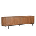 Opbergkast Noor Mangohout Naturel hout 210x43x56 cm-TV-meubels-Livingfurn