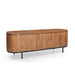 Opbergkast Noor Mangohout Naturel hout 43x170x56 cm-TV-meubels-Livingfurn