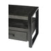 Opbergkast Norris Mangohout Zwart 120x45x50 cm-TV-meubels-Livingfurn