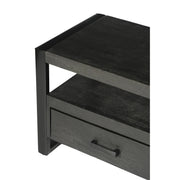 Opbergkast Norris Mangohout Zwart 120x45x50 cm-TV-meubels-Livingfurn