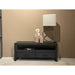 Opbergkast Norris Mangohout Zwart 120x45x50 cm-TV-meubels-Livingfurn