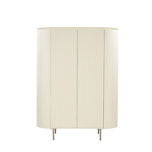 Opbergkast Patou Mangohout Beige 43x115x151 cm-Opbergkasten-Livingfurn