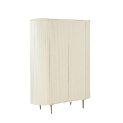 Opbergkast Patou Mangohout Beige 43x115x151 cm-Opbergkasten-Livingfurn