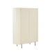Opbergkast Patou Mangohout Beige 43x115x151 cm-Opbergkasten-Livingfurn