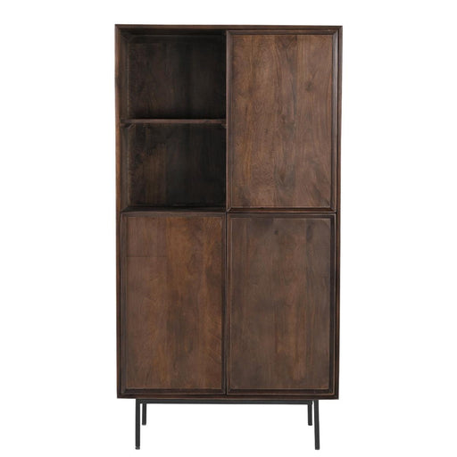 Opbergkast Ravenstein Mangohout Bruin 170x40x90 cm-Opbergkasten-Livingfurn