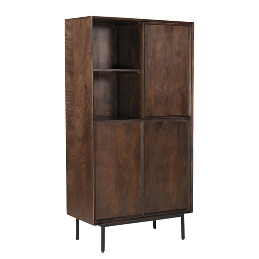 Opbergkast Ravenstein Mangohout Bruin 170x40x90 cm-Opbergkasten-Livingfurn