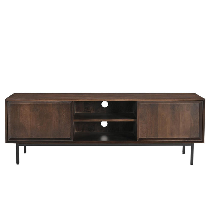 Opbergkast Ravenstein Mangohout Bruin 50x40x150 cm-TV-meubels-Livingfurn