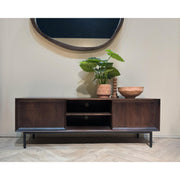 Opbergkast Ravenstein Mangohout Bruin 50x40x150 cm-TV-meubels-Livingfurn
