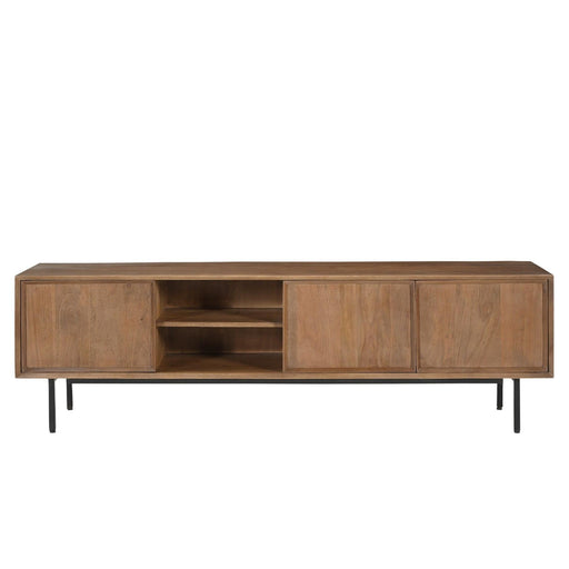 Opbergkast Ravenstein Mangohout Naturel hout 180x50x40 cm-TV-meubels-Livingfurn