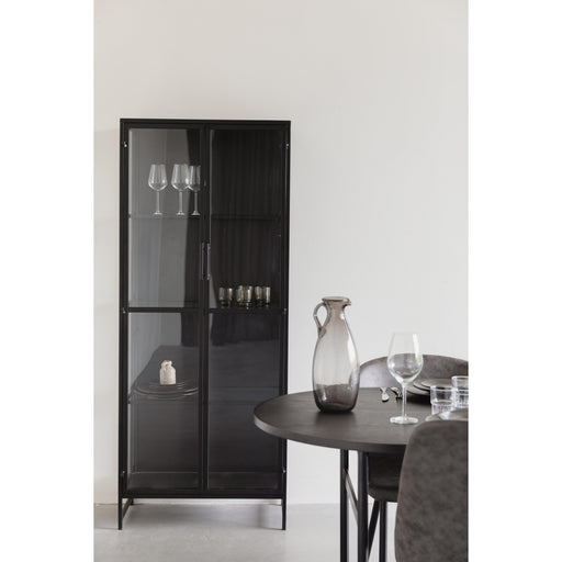 Opbergkast Rob Large Metaal Zwart 35x70 cm-Opbergkasten-Creating Home