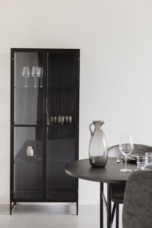 Opbergkast Rob Large Metaal Zwart 35x70 cm-Opbergkasten-Creating Home