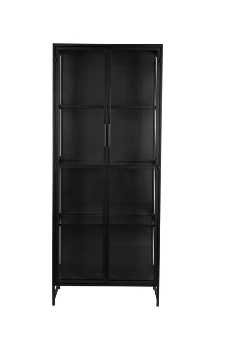 Opbergkast Rob Large Metaal Zwart 35x70 cm-Opbergkasten-Creating Home
