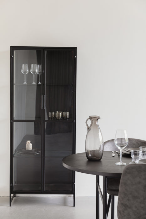 Opbergkast Rob Large Metaal Zwart 35x70 cm-Opbergkasten-Creating Home