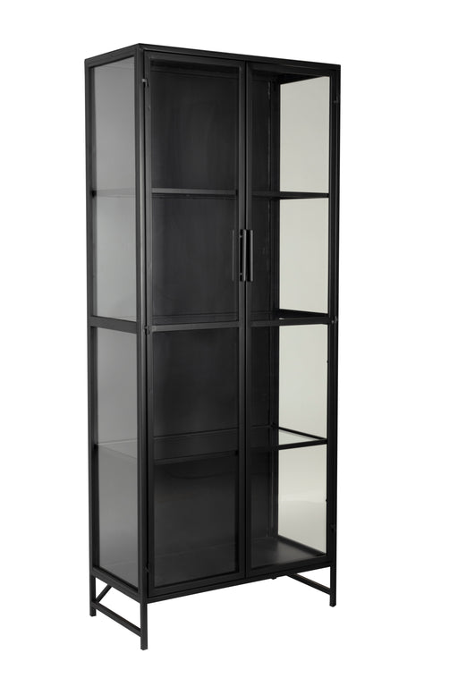 Opbergkast Rob Large Metaal Zwart 35x70 cm-Opbergkasten-Creating Home