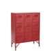 Opbergkast Rood ijzer 42x86 cm-Opbergkasten-J-Line