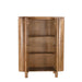 Opbergkast Salano Mangohout Naturel hout 115x43x150 cm-Opbergkasten-Livingfurn
