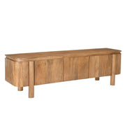Opbergkast Salano Mangohout Naturel hout 170x43x50 cm-TV-meubels-Livingfurn