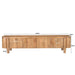 Opbergkast Salano Mangohout Naturel hout 210x43x50 cm-TV-meubels-Livingfurn
