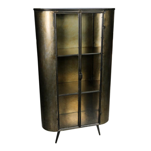 Opbergkast Spacer Geel 38x91 cm-Opbergkasten-PTMD