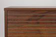 Opbergkast Stripes MDF, Metaal Bruin 40x80 cm-Opbergkasten-Creating Home