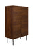Opbergkast Stripes MDF, Metaal Bruin 40x80 cm-Opbergkasten-Creating Home
