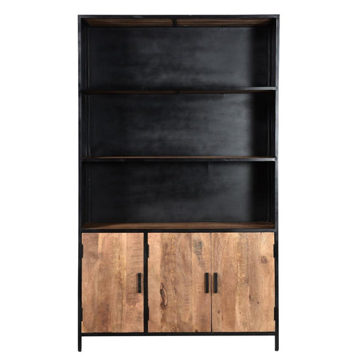 Opbergkast Sturdy Mangohout Naturel hout 120x40x200 cm-Opbergkasten-Livingfurn
