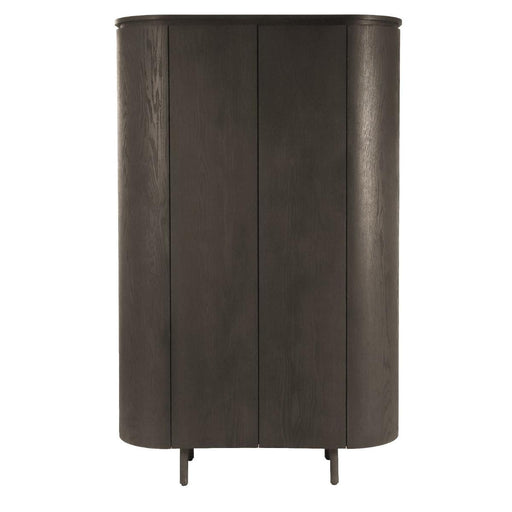Opbergkast Tobago Eikenhout fineer Bruin 115x43x180 cm-Opbergkasten-Livingfurn