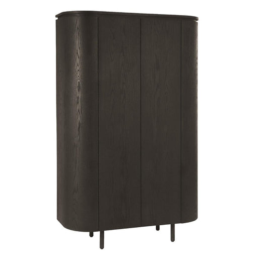 Opbergkast Tobago Eikenhout fineer Bruin 115x43x180 cm-Opbergkasten-Livingfurn