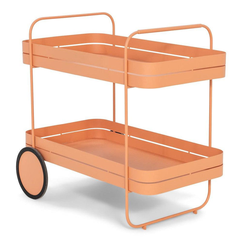 Opbergkast Trolly GIN & TROLLEY Staal Clay Terra 42x74x69.3cm-Opbergkasten-Spinder
