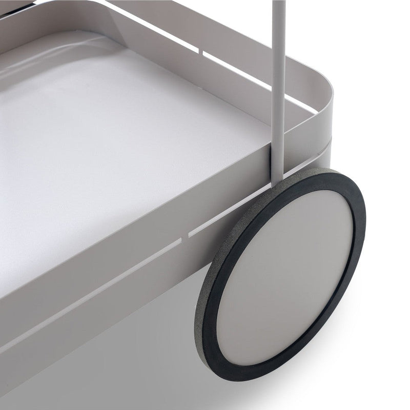 Opbergkast Trolly GIN & TROLLEY Staal Silky Taupe 42x74x69.3cm-Opbergkasten-Spinder