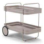 Opbergkast Trolly GIN & TROLLEY Staal Silky Taupe 42x74x69.3cm-Opbergkasten-Spinder