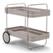 Opbergkast Trolly GIN & TROLLEY Staal Silky Taupe 42x74x69.3cm-Opbergkasten-Spinder