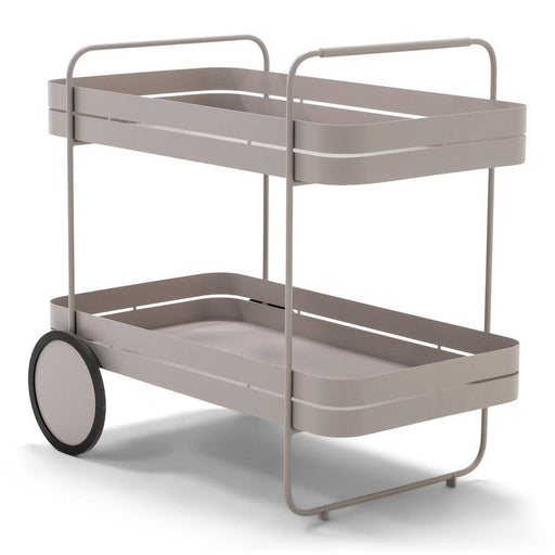 Opbergkast Trolly GIN & TROLLEY Staal Silky Taupe 42x74x69.3cm-Opbergkasten-Spinder
