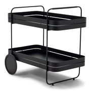 Opbergkast Trolly GIN & TROLLEY Staal Zwart 42x74x69.3cm Spinder-Opbergkasten-Spinder