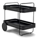 Opbergkast Trolly GIN & TROLLEY Staal Zwart 42x74x69.3cm Spinder-Opbergkasten-Spinder