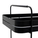 Opbergkast Trolly GIN & TROLLEY Staal Zwart 42x74x69.3cm Spinder-Opbergkasten-Spinder