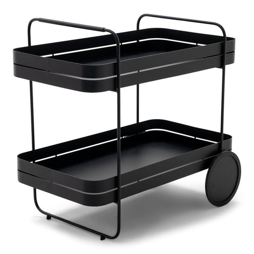 Opbergkast Trolly GIN & TROLLEY Staal Zwart 42x74x69.3cm Spinder-Opbergkasten-Spinder