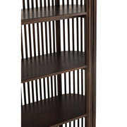 Opbergkast Vakkenkast Bruin Mangohout hout 84x38 cm-Opbergkasten-J-Line