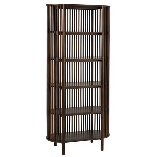 Opbergkast Vakkenkast Bruin Mangohout hout 84x38 cm-Opbergkasten-J-Line