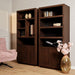 Opbergkast Vakkenkast Brussel Bruin 90 cm 90x45x200 cm-Opbergkasten-Starfurn