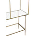 Opbergkast Vakkenkast Goud Glas 40x100 cm-Opbergkasten-J-Line
