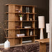 Opbergkast Vakkenkast Lina Naturel Mangohout 150x40 cm-Opbergkasten-Starfurn