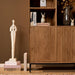 Opbergkast Vakkenkast Madison Naturel 90 cm 90x45x200 cm-Opbergkasten-Starfurn