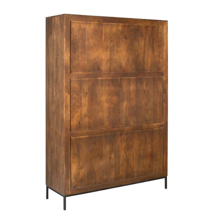 Opbergkast Vakkenkast Madison XL Bruin 135 cm 135x45x200 cm-Opbergkasten-Starfurn