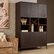 Opbergkast Vakkenkast Madison XL Bruin 135 cm 135x45x200 cm-Opbergkasten-Starfurn