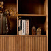 Opbergkast Vakkenkast Madison XL Naturel 135 cm 135x45x200 cm-Opbergkasten-Starfurn