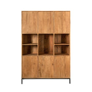 Opbergkast Vakkenkast Madison XL Naturel 135 cm 135x45x200 cm-Opbergkasten-Starfurn