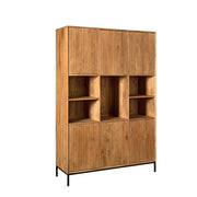 Opbergkast Vakkenkast Madison XL Naturel 135 cm 135x45x200 cm-Opbergkasten-Starfurn