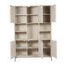 Opbergkast Vakkenkast Madison XL Zand 135 cm 135x45x200 cm-Opbergkasten-Starfurn
